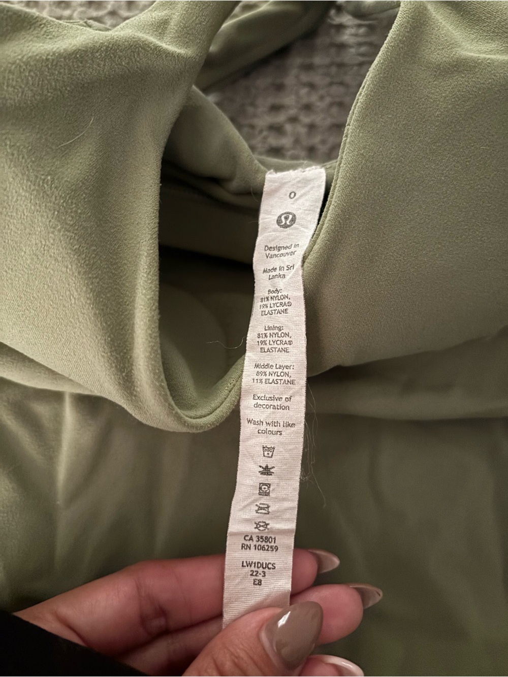 lululemon athletica Olive Scoop Neck Tank Top - Picture 2 of 5